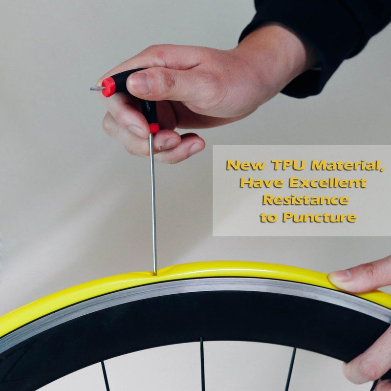 Thinvik TPU Inner Tube Metal Presta Valve Stem for Road Bike Tire 700 x 18-32 Bicycle Tube 45MM Length of Presta Valve- 2 PCS (One Pair) - Image 5